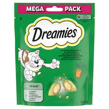 Dreamies S neodolateľnou príchuťou kocúrnika obyčajného 180 g
