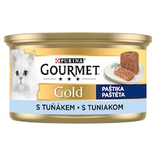 Gourmet Gold konzerva pre mačky tuniak paštéta 85 g