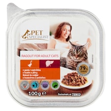 Pet Specialist Ragú s husacinou a pečeňou 100 g