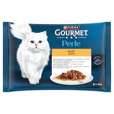 Gourmet Perle DUO kapsičky pre mačky 4 x 85 g