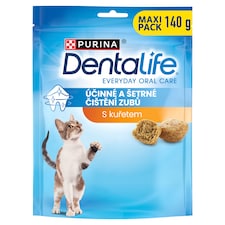 Dentalife maškrty pre mačky kura 140 g