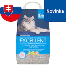 Brit Fresh for Cats Excellent bentonitové hrudkujúce stelivo pre mačky 5 kg