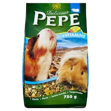 Pepe Delicious bohaté krmivo pre morčatá 750 g