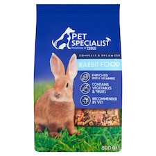 Pet Specialist Kompletné krmivo pre trpasličie králiky 800 g