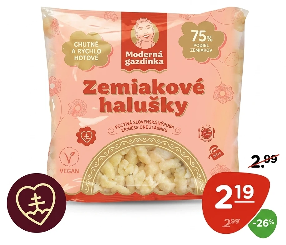 Zemiakové halušky