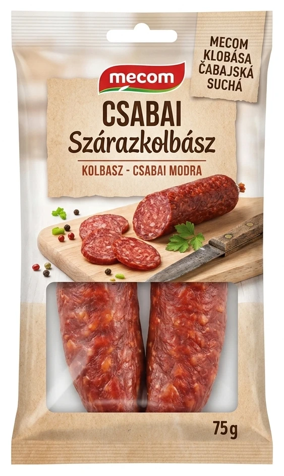 Mecom klobása čabajská suchá