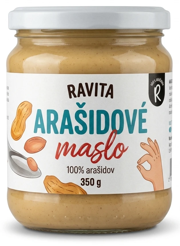 RAVITA ARAŠIDOVÉ MASLO 100 %