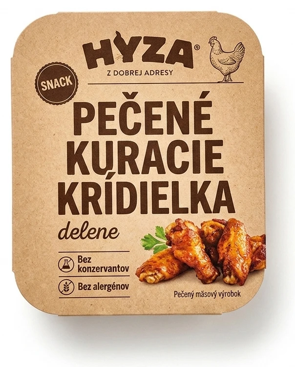 Kuracie krídielka pečené delené
