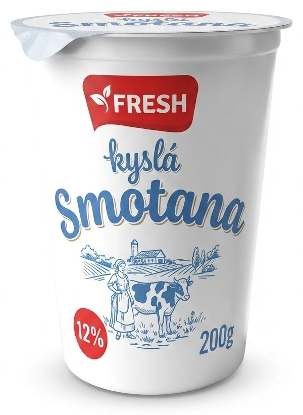 Kyslá smotana 12%