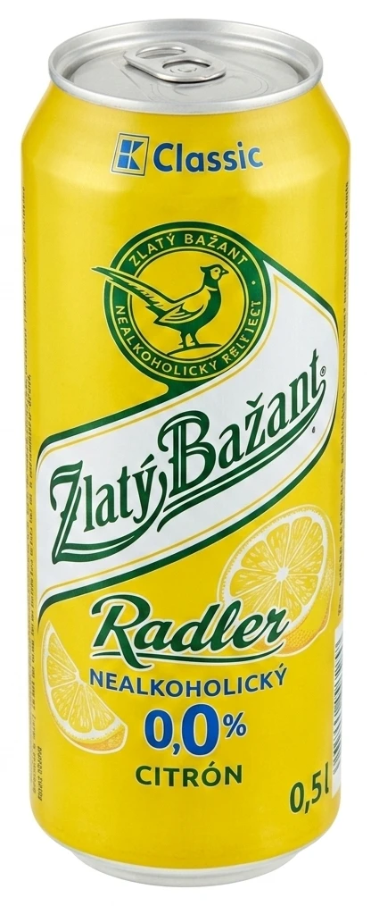 Nealkoholický radler s pridaným cukrom