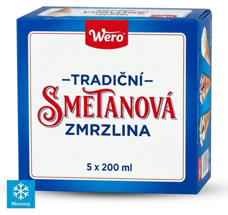 Mrazený smotanový krém