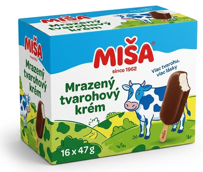Mrazený tvarohový krém