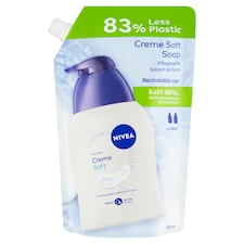 Nivea Creme Soft Krémové tekuté mydlo náhradná náplň 500 ml