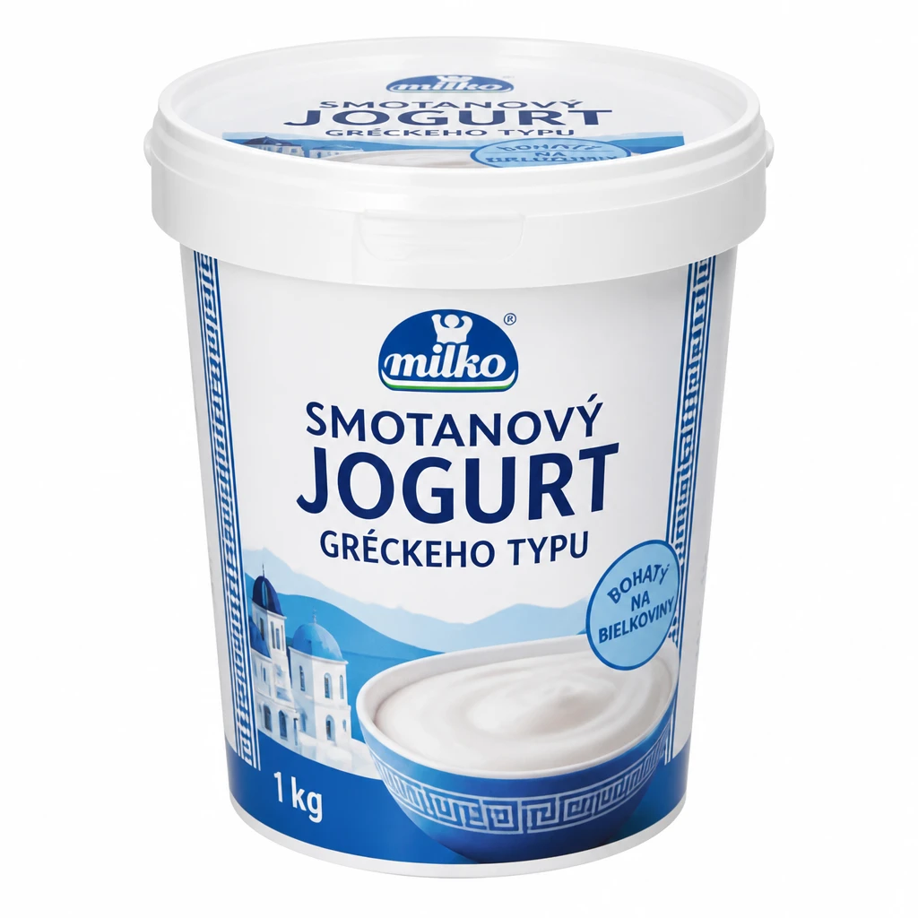 Smotanový jogurt gréckeho typu