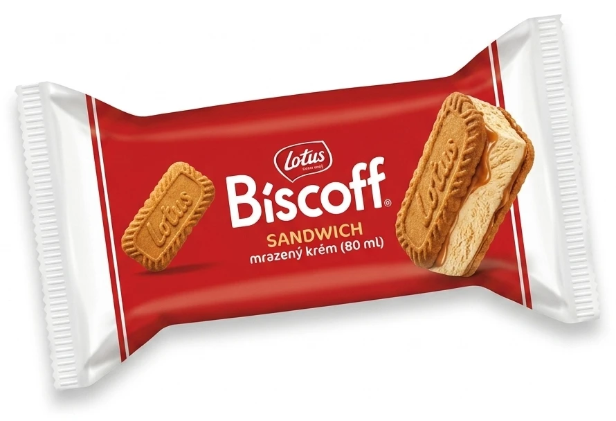 Lotus Biscoff Sandwich mrazený krém