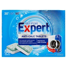 Go for Expert Tablety do práčky proti usadzovaniu vodného kameňa 50 ks 800 g