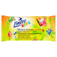 Linteo Kids Creative vlhčené obrúsky 15 ks