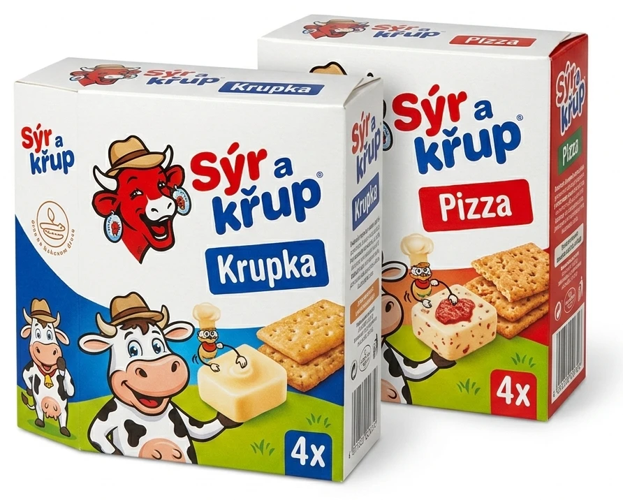 Sýr a Křup 2 druhy