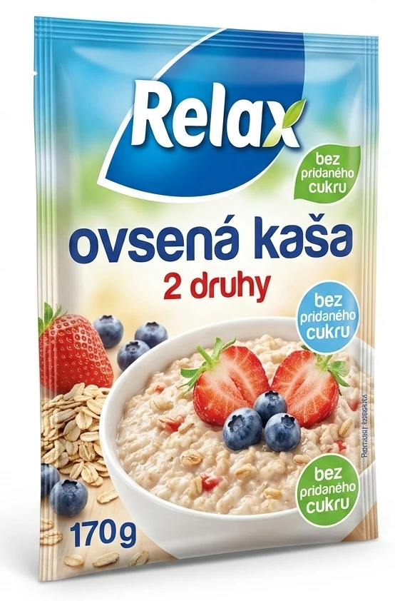 Relax ovsená kaša 2 druhy