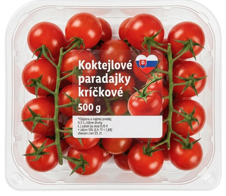 Koktejlové paradajky kríčkové