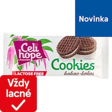 Celihope Lactose Free Cookies kakao-kokos 36 g