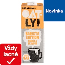Oatly! Barista Edition ovsený nápoj s vanilkovou príchuťou 1 l