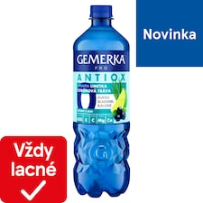 Gemerka Pro Antiox s príchuťou limetka citrónová tráva 0,75 l