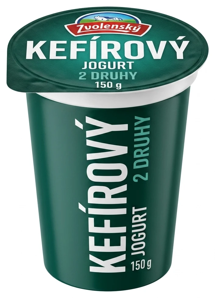 Zvolenský kefírový jogurt 2 druhy