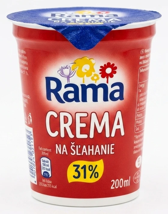 Rama Crema zmes cmaru na šľahanie 31%
