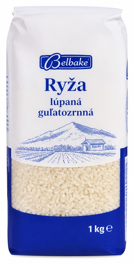 Ryža lúpaná guľatozrnná