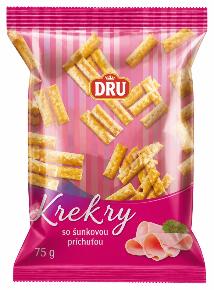 Krekry so šunkovou príchuťou