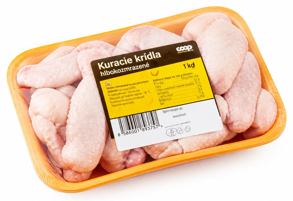 Kuracie krídla hlbokozmrazené