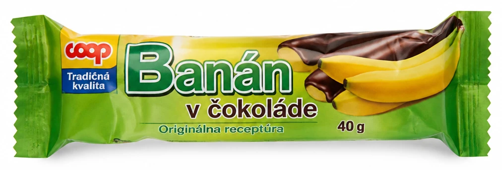 Banán v čokoláde