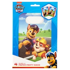 Decorata Party Nickelodeon Paw Patrol papierové párty tašky 16 x 22 cm 4 ks