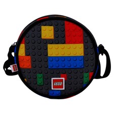 Lego Colorful Bricks okrúhla taška cez rameno 1,2 l 16 x 16 x 6,35 cm