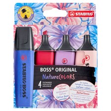 Stabilo Boss Wildflower sada zvýrazňovačov 4 ks