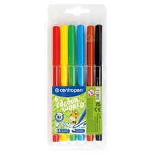 Centropen Farebné fixky 6 ks