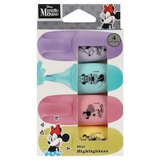 Disney Minnie Mouse Mini zvýrazňovače 4 ks
