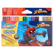 Colorino Kids Marvel Spider-Man olejové pastely 12 ks