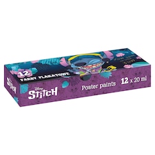 Disney Stitch plagátové farby 12 x 20 ml