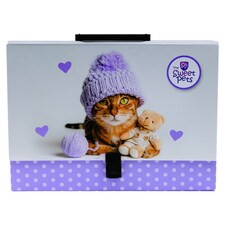 The Sweet Pets Box na zošity s rukoväťou A4