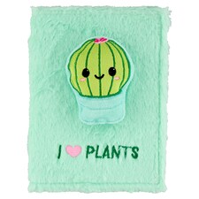 I Love Plants zápisník so zamatovým obalom 64 listov