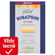 Finest Rigatoni bezgluténové sušené bezvaječné cestoviny 500 g