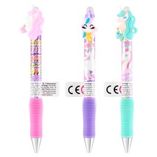Rainbow Unicorns guľôčkové vymazateľné pero