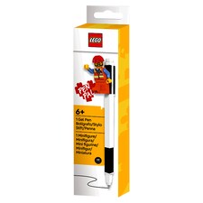 Lego 2.0 čierne gélové pero s minifigúrkou