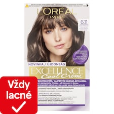 L'Oréal Paris Excellence Cool Creme permanentná farba na vlasy 6 .11 Ultra popolavá tmavá blond