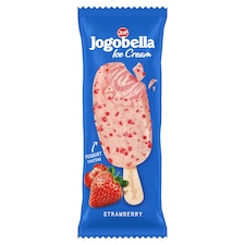 Zott Jogobella Jahodový sorbet a mrazený krém mliečny v jogurtovej poleve 90 ml