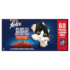 FELIX Fantastic Multipack s hovädzím, kuraťom, kačicou, jahňacím 60 x 85 g