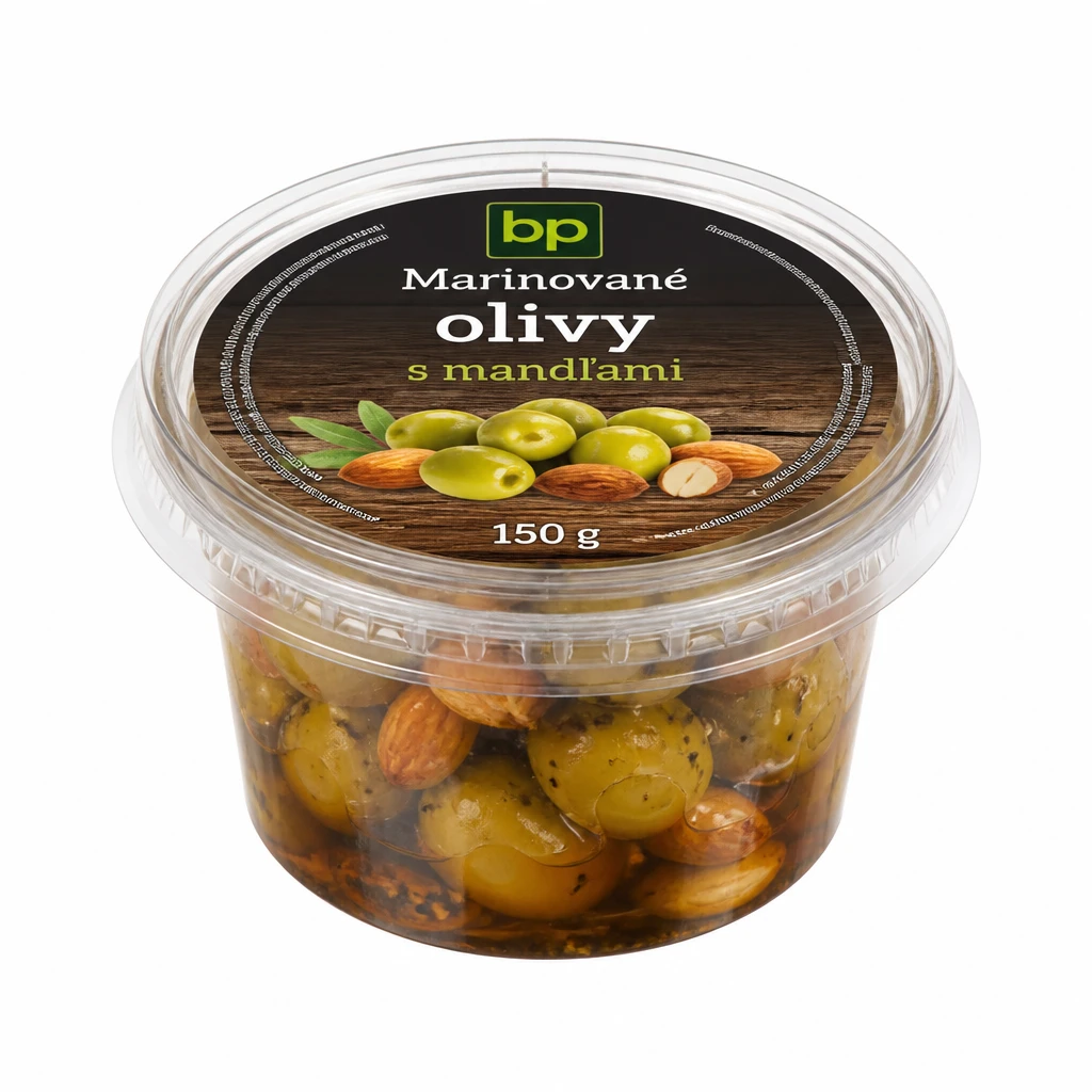 BP MARINOVANÉ.OLIVY S MANDĽAMI 150G