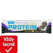 MaxSport Royal Proteínová tyčinka s príchuťou sušenok v bielej poleve 60 g
